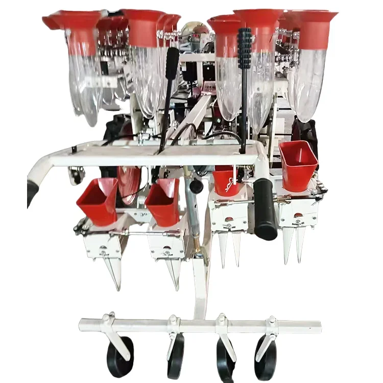 Self-Propelled Double-Row Seedling Planting Machine 2-Row Vegetable Transplanter Tractor Traction Cultivation Planning Machine