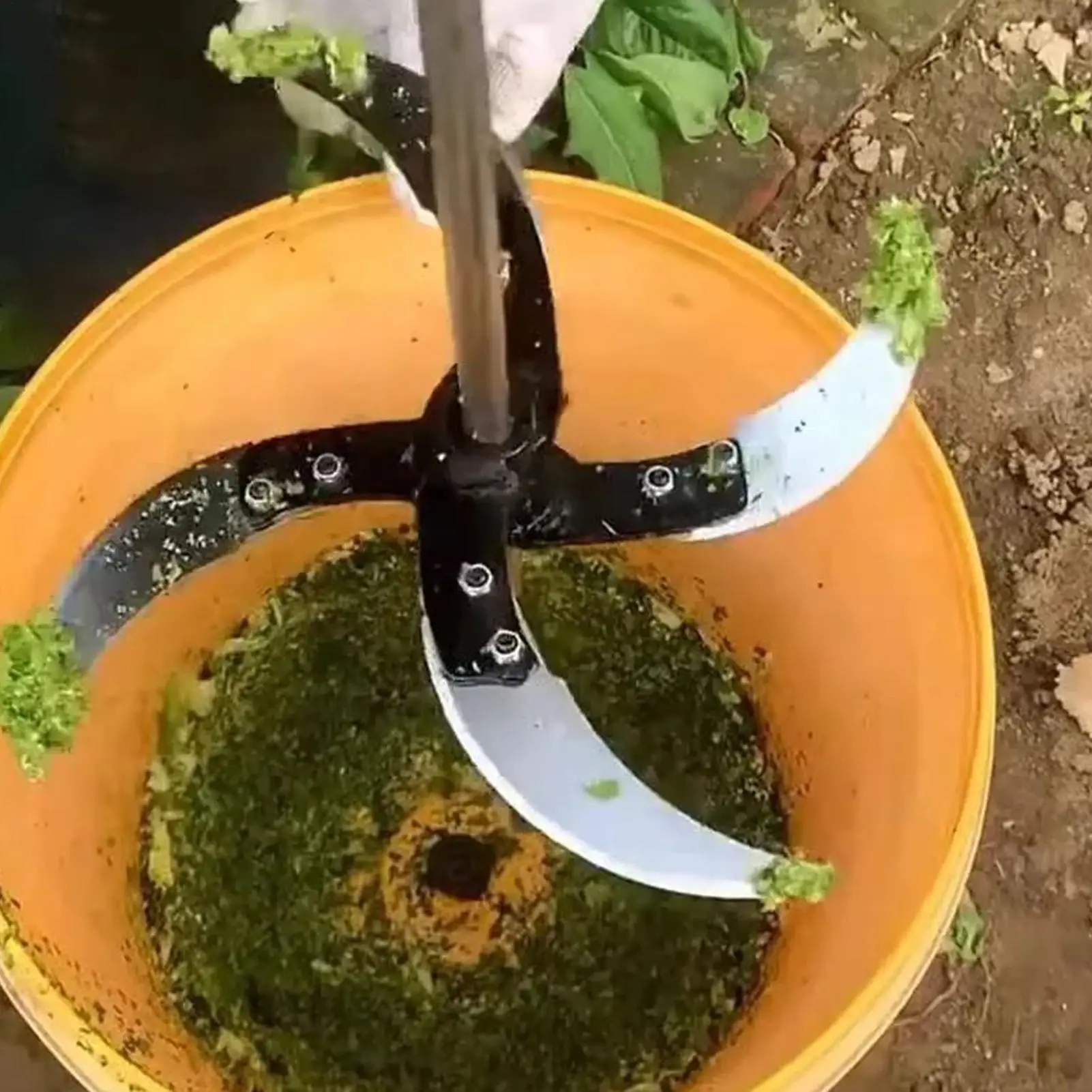 Cuchillas de Repuesto para Trituradora de Césped, Cuchillas de Corte Ajustables Universales para Jardín, Agricultura, Trituradora de Vegetales