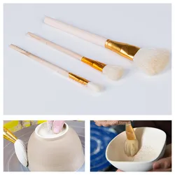 Pottery Tools Wool Brush for Ceramic Glaze/Painting Sweeping Dust Moisturizing And Complementary Color Ceramic Coloring Pen