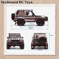 Rgt Ruitai 1/10 Scale Off-Road Rc Car Electric Four-Wheel Drive Rc Vehicle Remote Control Climber Model Intruder Ex86020