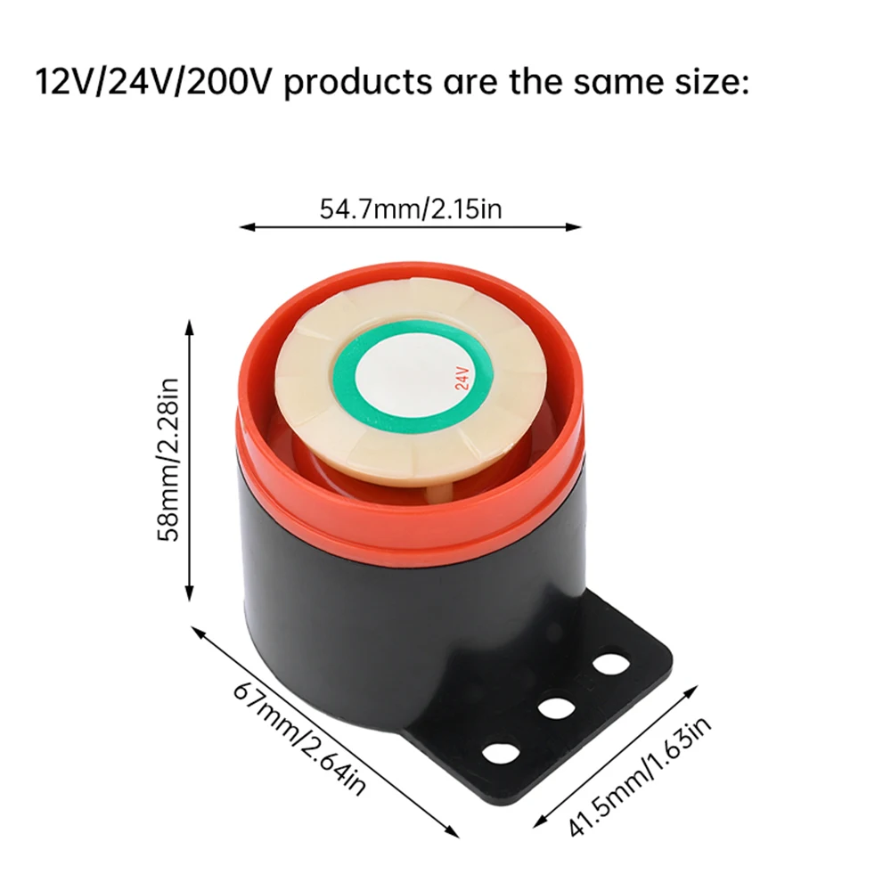 DC 12V/24V/220V SFB-55 High Decibel Active Buzzer Alarm Speaker Electronic Buzzes For Arduino Security Horn Anti-theft Device