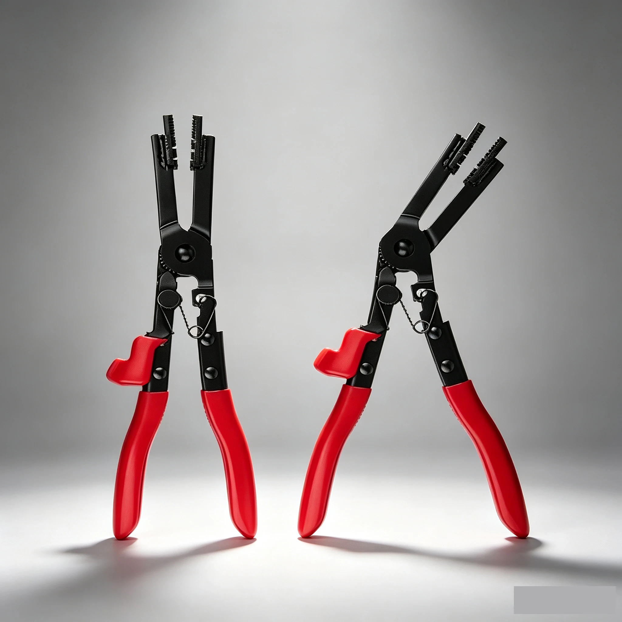 Short Style Adjustable Clamp Tool for Automotive Hose Pipes Reach Hose Clamp Pliers Set Fuel Oil Water Hose Auto Repair Tools