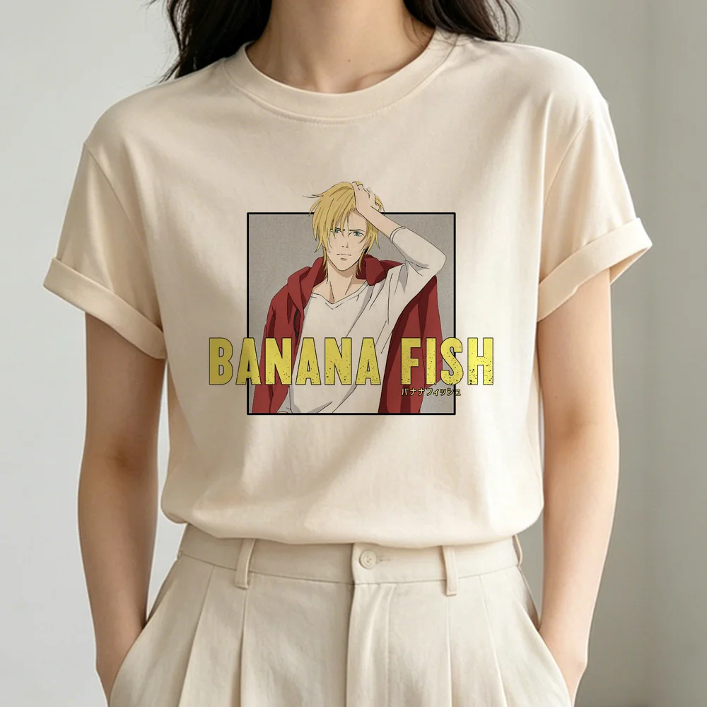Banana Fish shirt female meme Psychedelic kawaii cheap t-shirt aesthetic goth gothic japanese Psychedelic