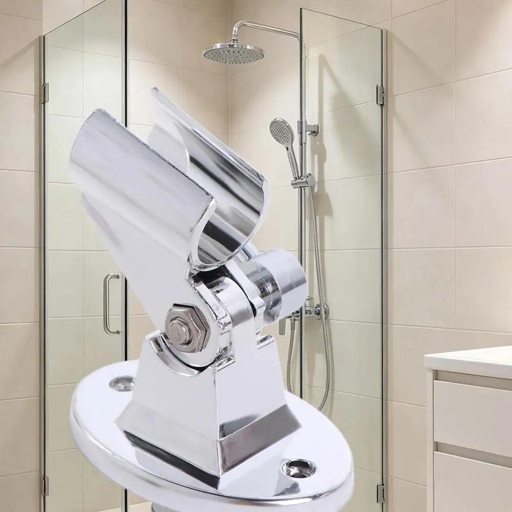 

Universal Wall Mounted Showerhead Holder ABS Support Showerhead Bracket Adjustable Shower Head Stand Household