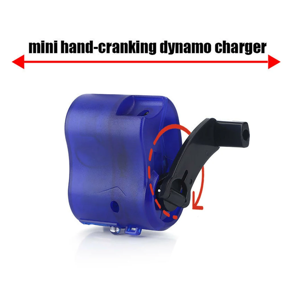 Hand Crank Power Charger Outdoor Emergency Manual Generator for Mobile Phone