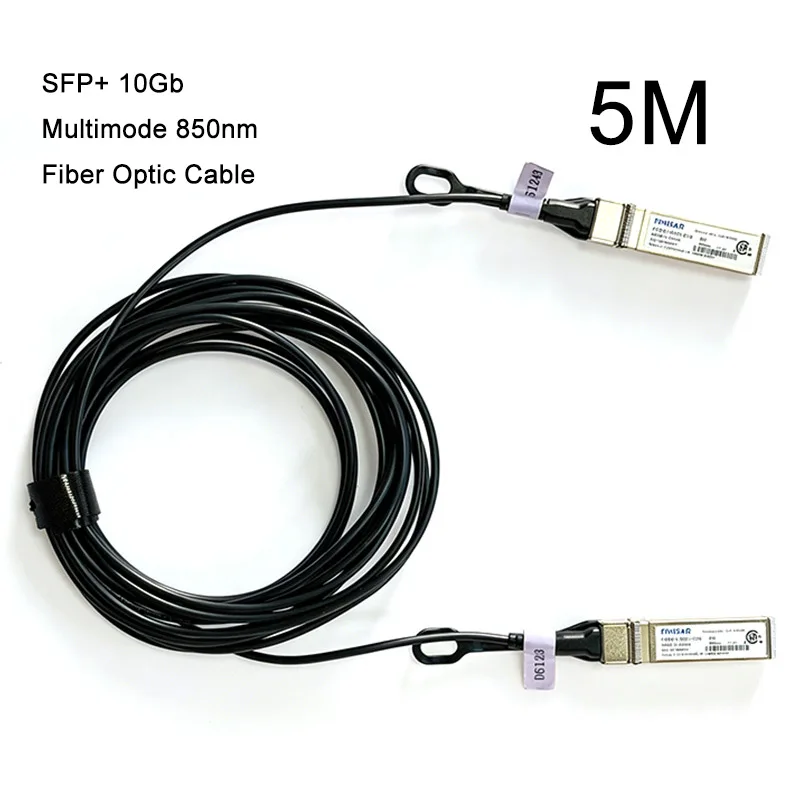 5M 25Gb/10Gb SFP Multimode 850nm Cable LC SFP+10G-AOC Fiber Optical Wire for MikroTik,Ubiquiti,Mellanox...Fiber Optical Switch