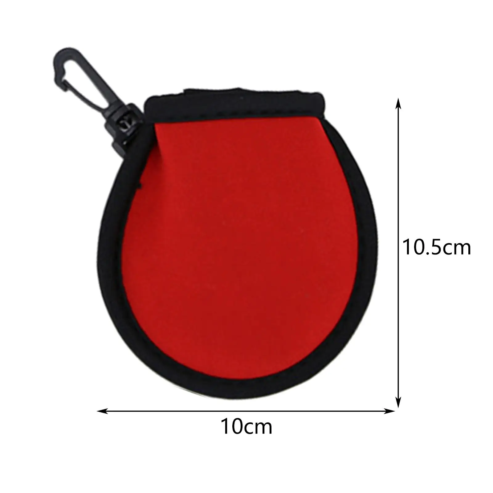 Washable Golf Ball Cleaning Pouch Bag Pocket Neoprene Club Scrubbing Towel for Golf Sports Accessories