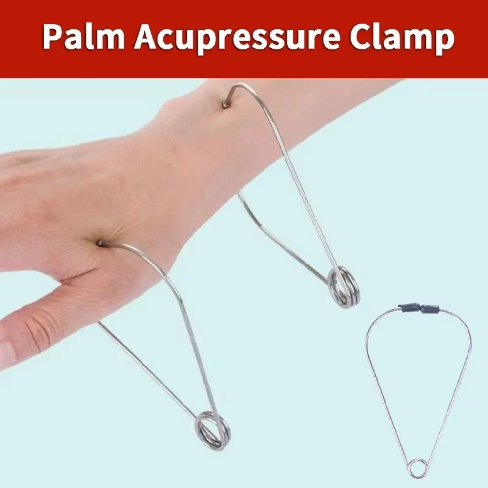 10Pcs Set New Stainless Steel Acupressure Massage Clips Portable Comfortable Acupoint Massagers Hand Massage Clip Foot Therapy