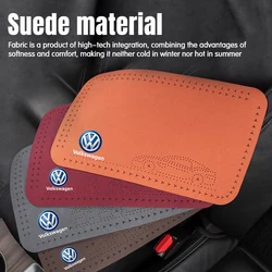 Car Armrest Mats Memory Foam Arm Rest Cushion Interior Accessories For VW GTI Polo Golf Passat Tiguan Arteon Touareg Taigo Caddy