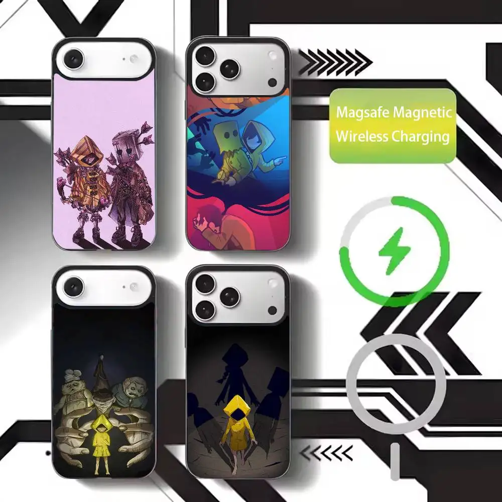 

Game L-Little N-Nightmares Phone Case For iPhone17,16,15,14,13,12,11 Plus,Pro Max Magnetic For Magsafe Wireless Charging