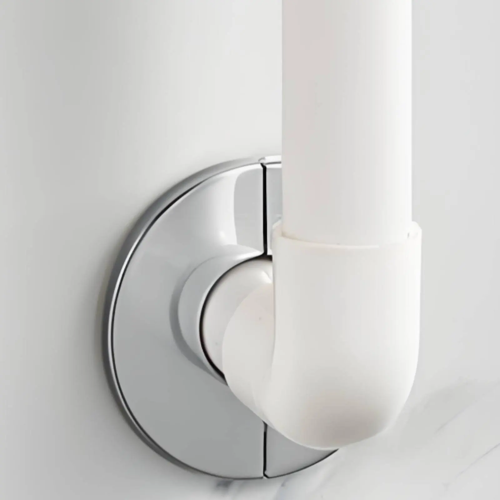 

Разъемная декоративная накладка для труб из нержавеющей стали, устойчивая к ржавчине, с круглым отверстием, для легкой установки на стену