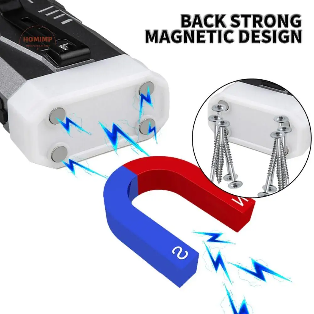 

COB Side Light Mini Strong Light Flashlight USB Rechargeable High-Powerful Portable Work Light Multifunction with Strong Magnet