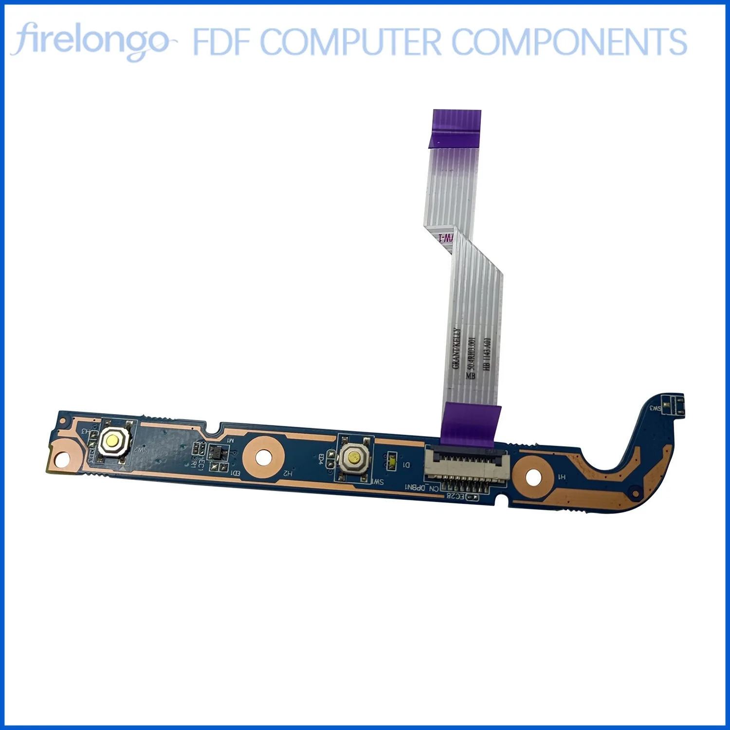 50.4RI03.001 Power Button Board for HP DV7-6000 Laptop Power Switch Flex Cable