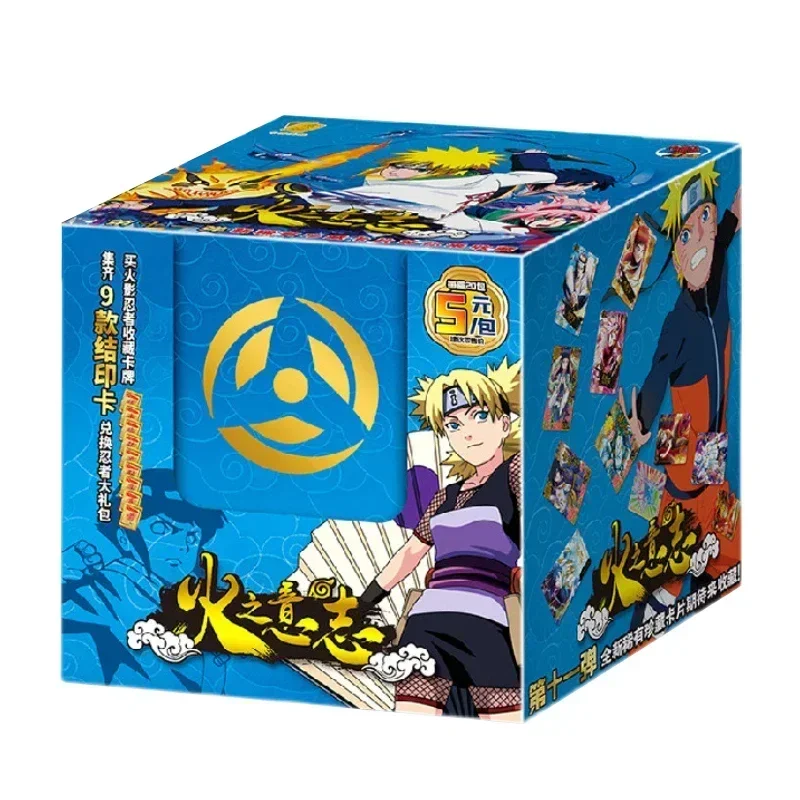 New Original Naruto Deluxe Collection Edition Card Naruto Sasuke Anime Character TCG Board Game Toys Children Christmas Gifts