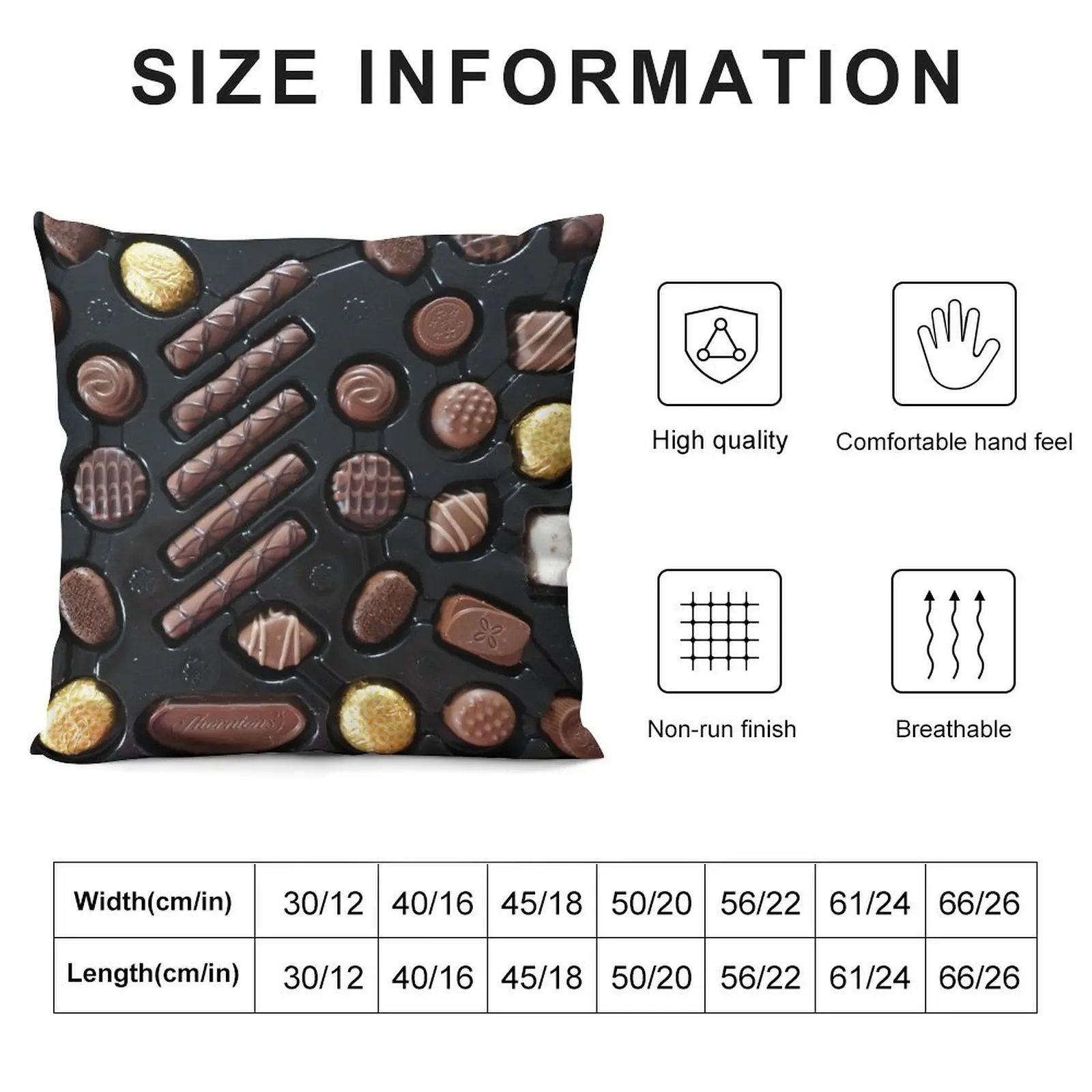 Thorntons Chocolates Throw Pillow Christmas Cushion For Home Elastic Cover For Sofa Pillows Aesthetic pillow