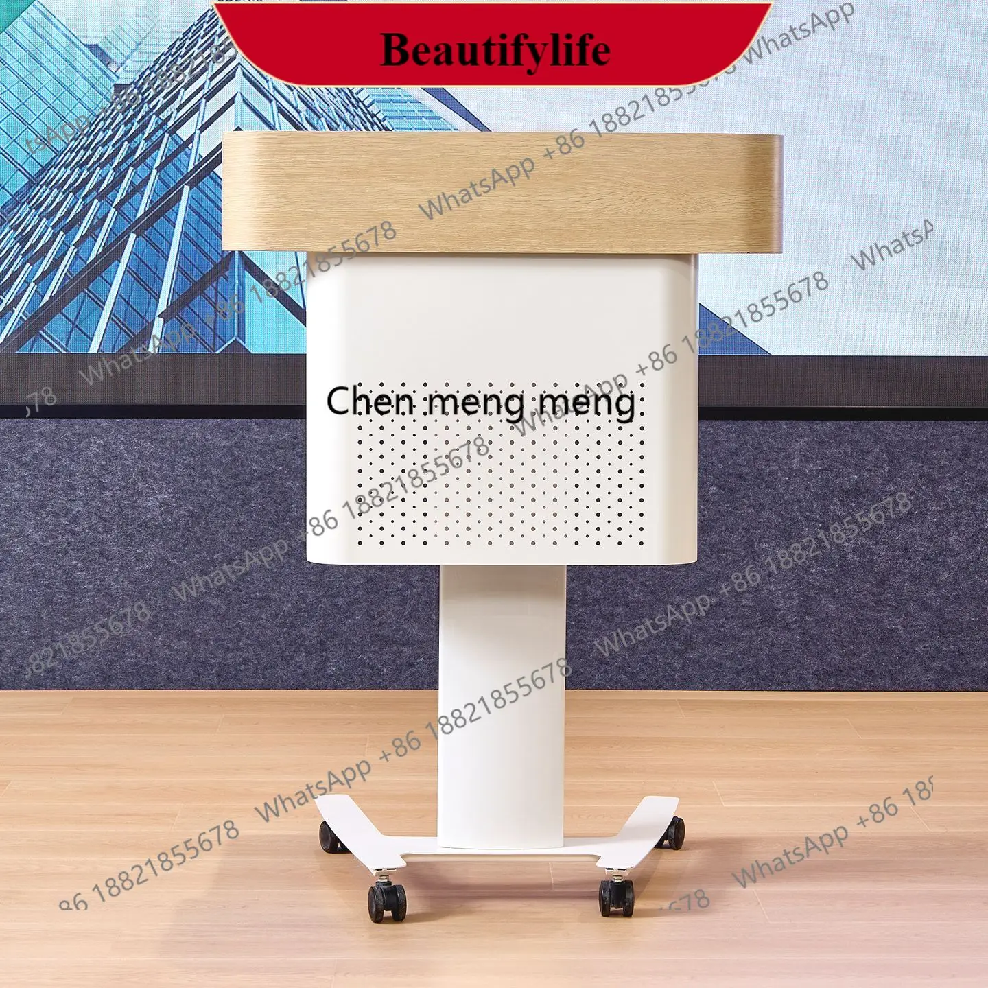 

G153 Movable podium Conference Presiding desk Training classroom Lifting table Welcome desk Reception desk
