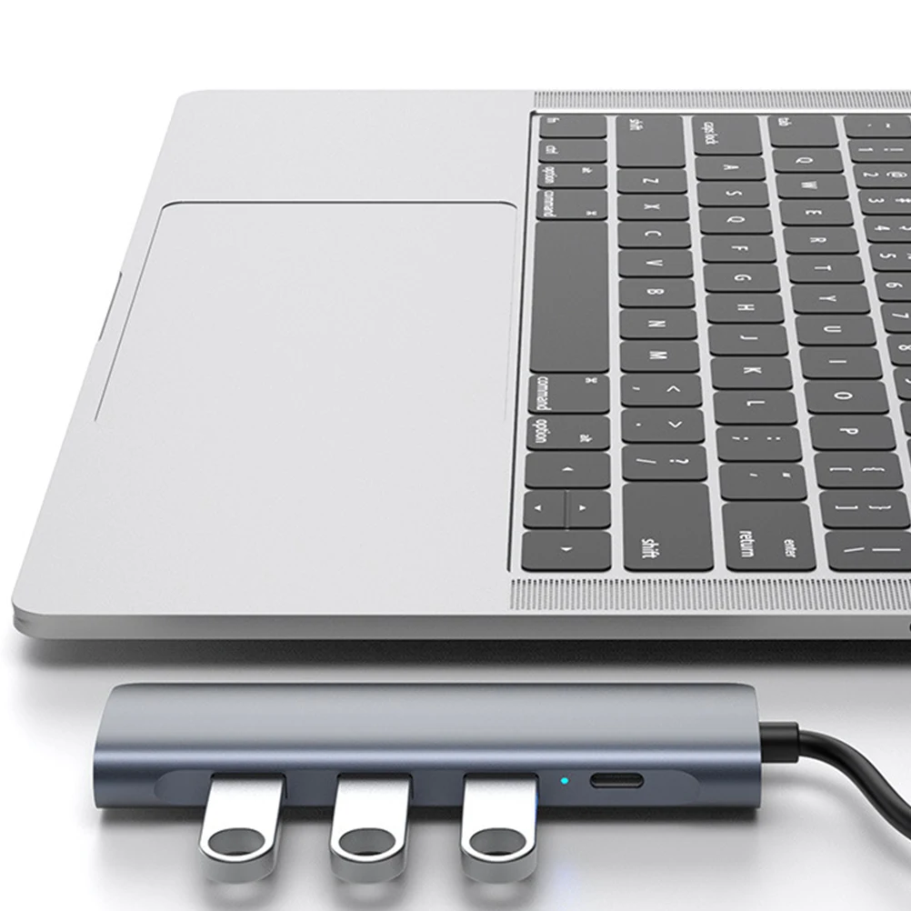 

5-in-1 USB Type- Expansion Pd Charging Usb3.0 Adapter Laptop Docking Station Durable USB Chub Type-