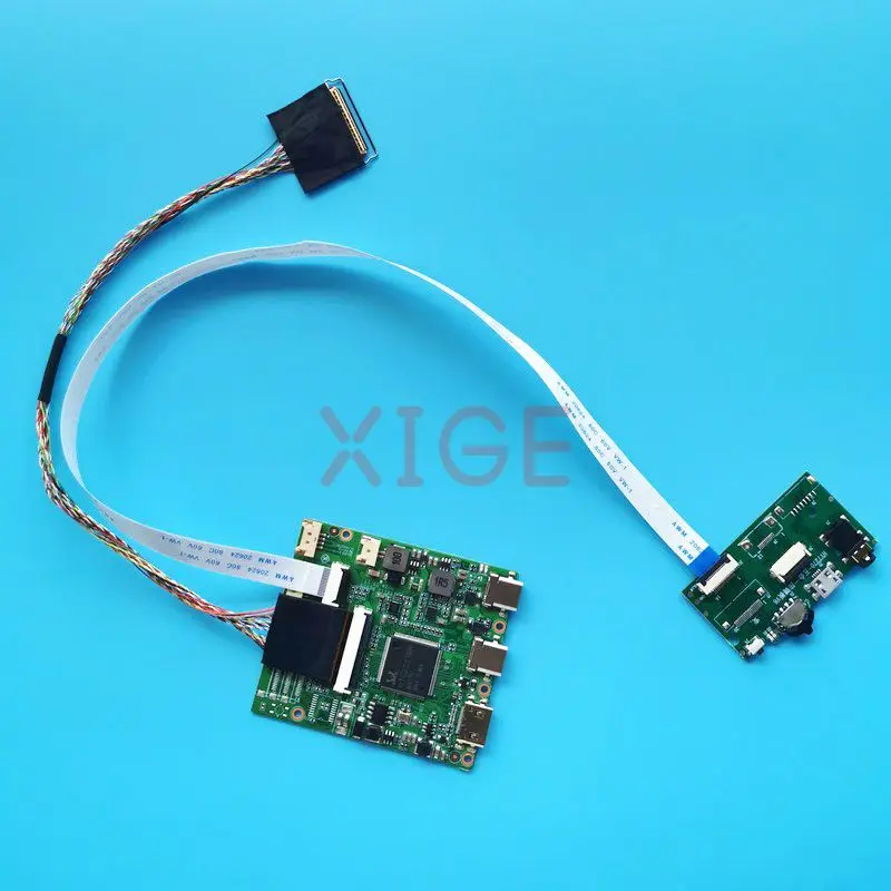 For N156O6-L01/L02/L03 LVDS 40 Pin DIY Kit 1600*900 LCD Screen Controller Driver Board Laptop Display Micro USB Mini-HDMI TYPE-C