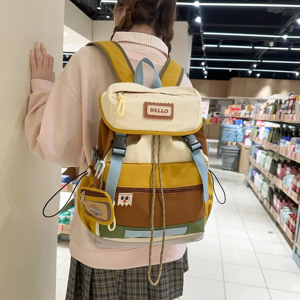 

Large-capacity Junior High Female Versatile Mori Travel Middle School Students High School Students Backpack Style Simple Casual