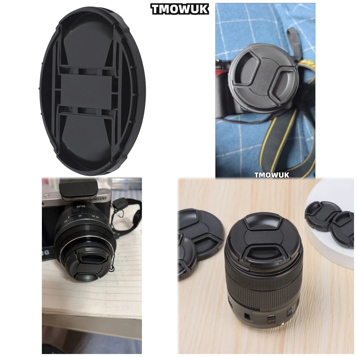 

For Leica M8 M10 Q Q2 CL T SL SL2 X1 R3 R4 S (Typ 006) Camera Lens Cap Protective Cover Center Pinch Snap-on 49mm 52 55 58 62 67