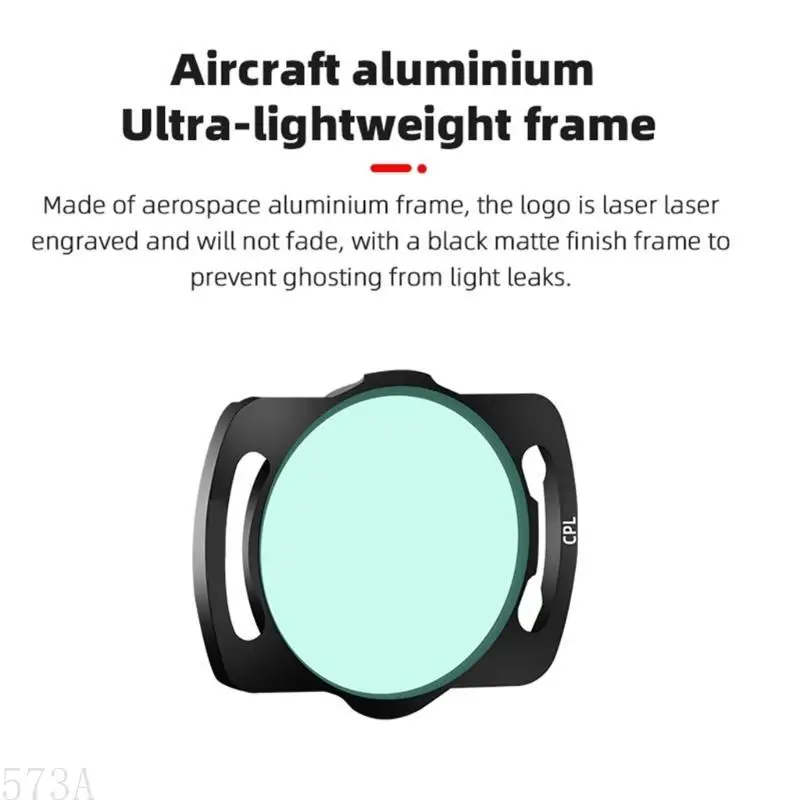 573A مرشح للطائرات بدون طيار Avata/O3 Air Lens Camera Camera Class