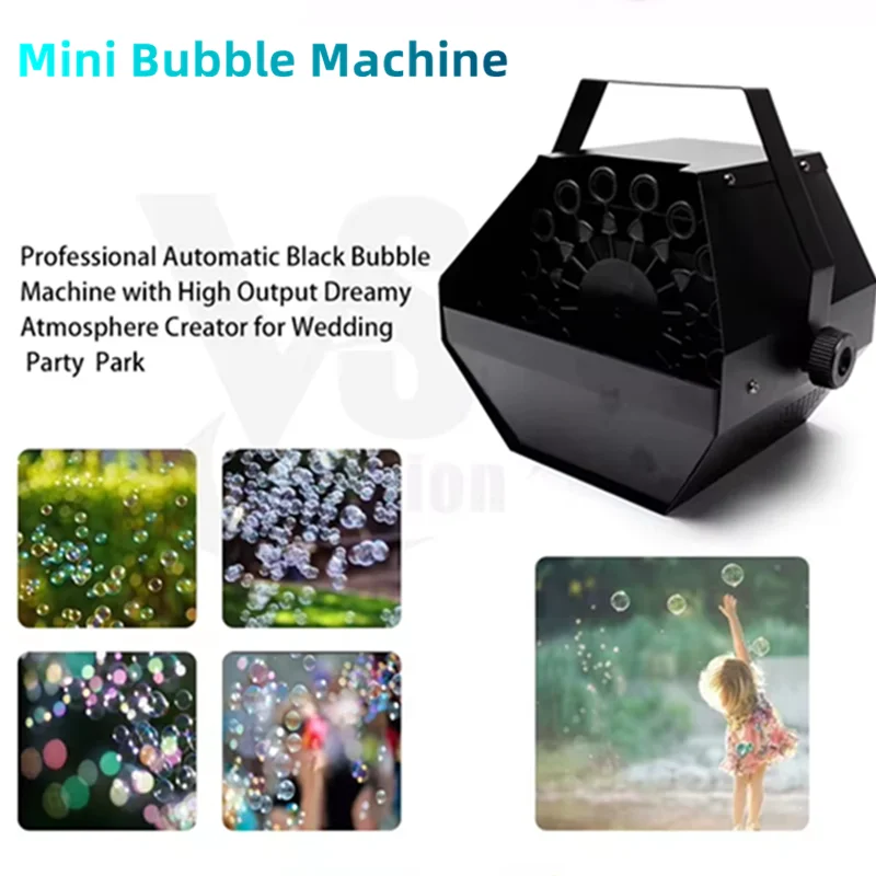 Bubble Machine Remote Control Stage effect machine Disco KTV Party Club Bar Wedding Mini bubble machine Stage Event Show