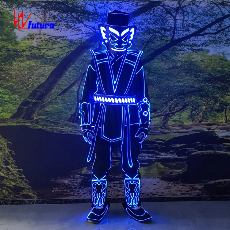 high quality led robot costume led clothing clothes LED Lights Luminous ballroom dance costumes for Night Club space suit