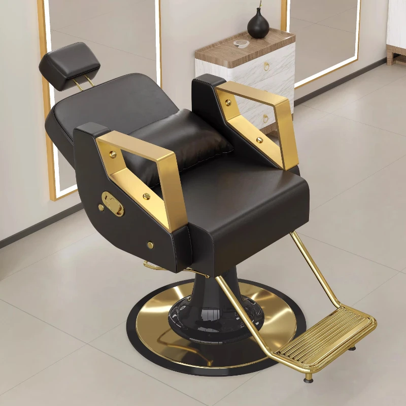 

Minimalist Portable Barber Chair Salon Comfortable Luxury Beauty Reclinable Barber Chair Chaise De Coiffure Salon Furniture