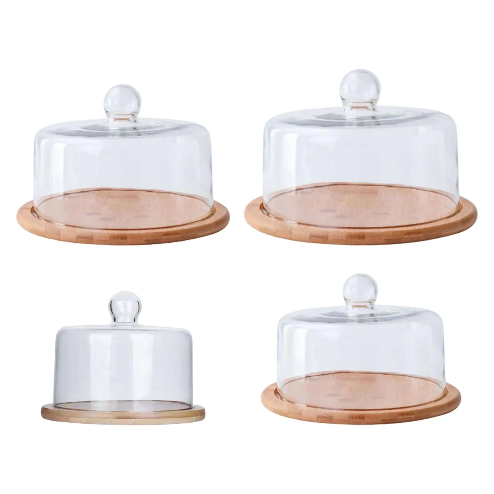 cake stand with dome, salad serving bowl for weddings on party tables