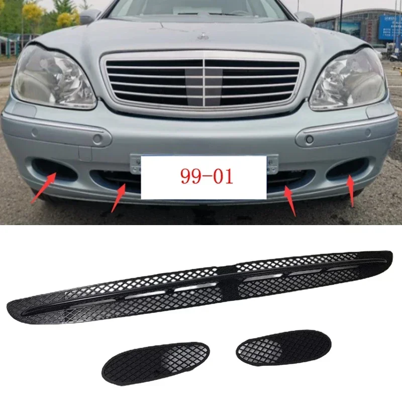 

Front Bumper Lower Vent Grill for Mercedes-Benz W220 S280 S320 S350 S500 S600 1999-2002