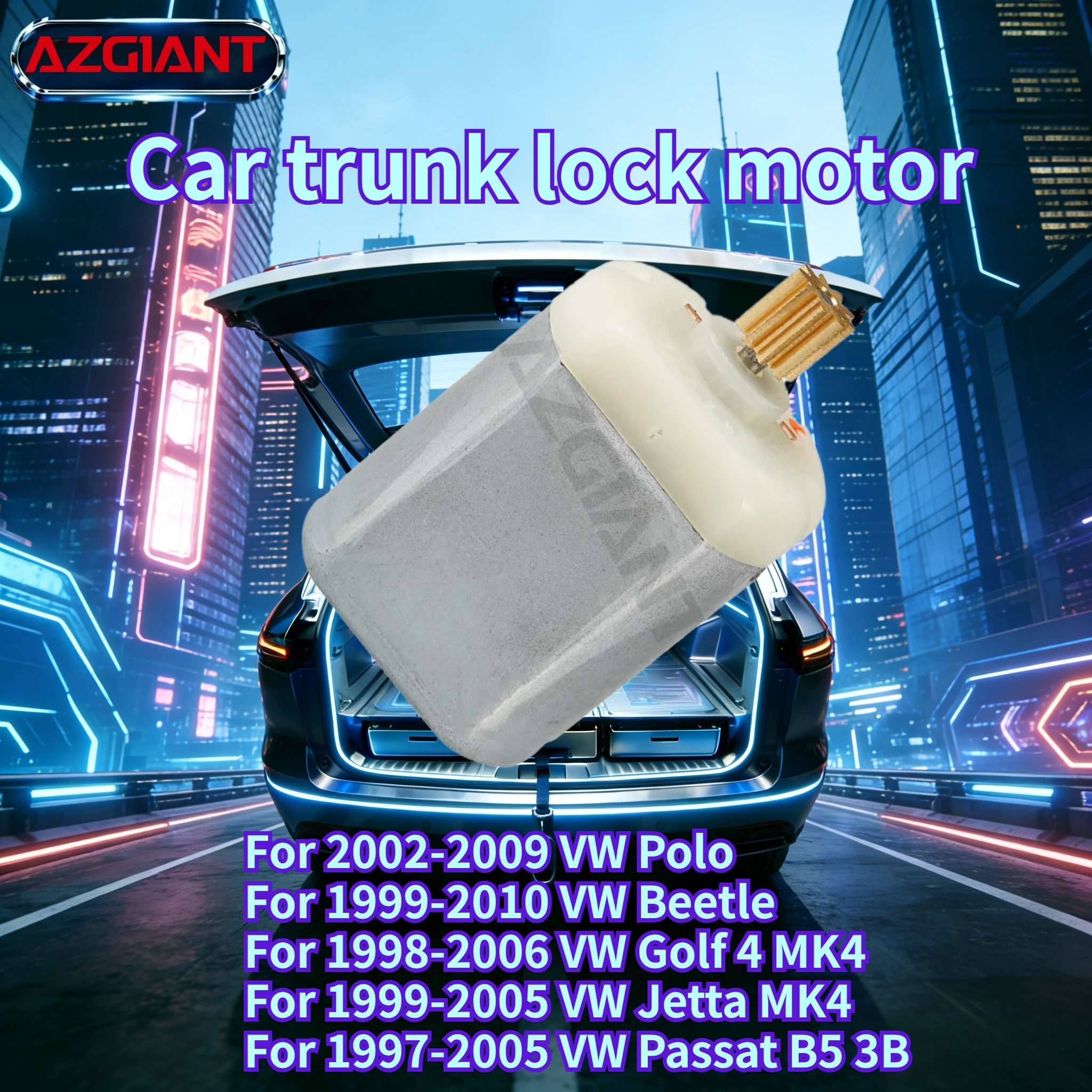 

For 2002-2009 VW Polo/Beetle 1999-2010/Golf 4 MK4 1998-2006/Jetta MK4 1999-2005 Car Trunk Latch Lid Lock Release motor OEM