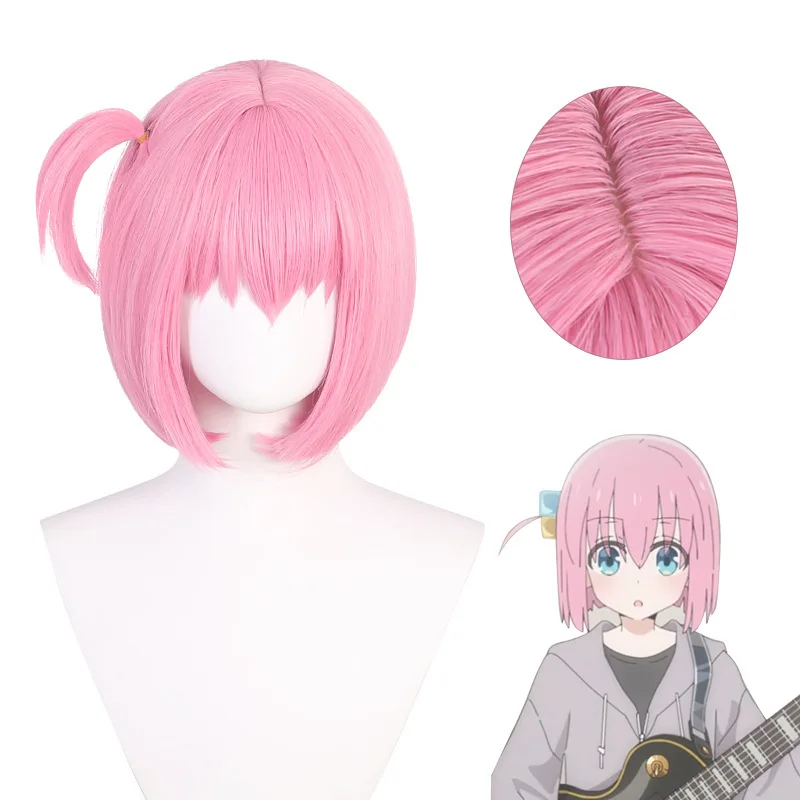 Lonely Rock Kikuri Hiroi Ryo Yamada Doku Gotou Hinata Ijichi Parrucca Cosplay Parte superiore del cuoio capelluto