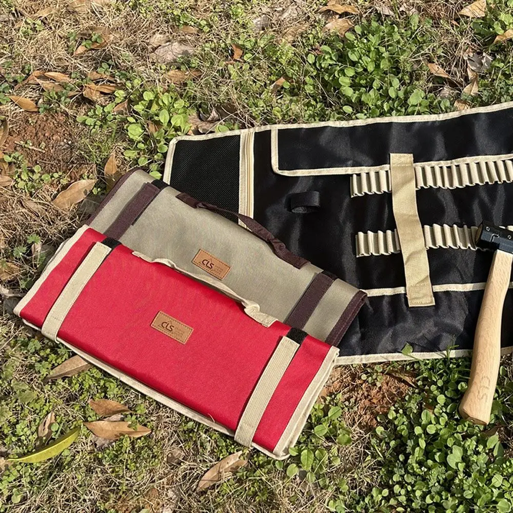 Outdoor Folding Finishing Bag Handbag Wind Rope Storage Bag Cylinder Storage Camping Tool Bag Nail Storage Bag Ground Nail Bag