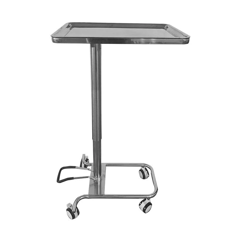 Stainless steel hospital clinic medical liftable tool cart surgical workbench thickened