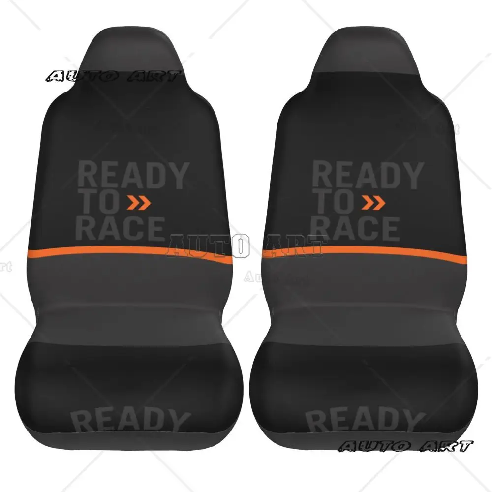 Ready To Race  2 PCS Car Seat Covers, All Inclusive Protective Covers, Beautiful Seat Covers, Anti Fouling Universal Type