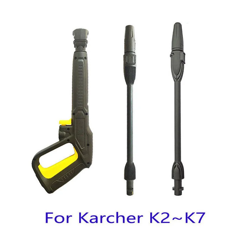 Car Wash Gun High Pressure Washer Gun Spray Gun with Jet Lance Turbo Lance Pistol for Karcher K-series Pressure Washer