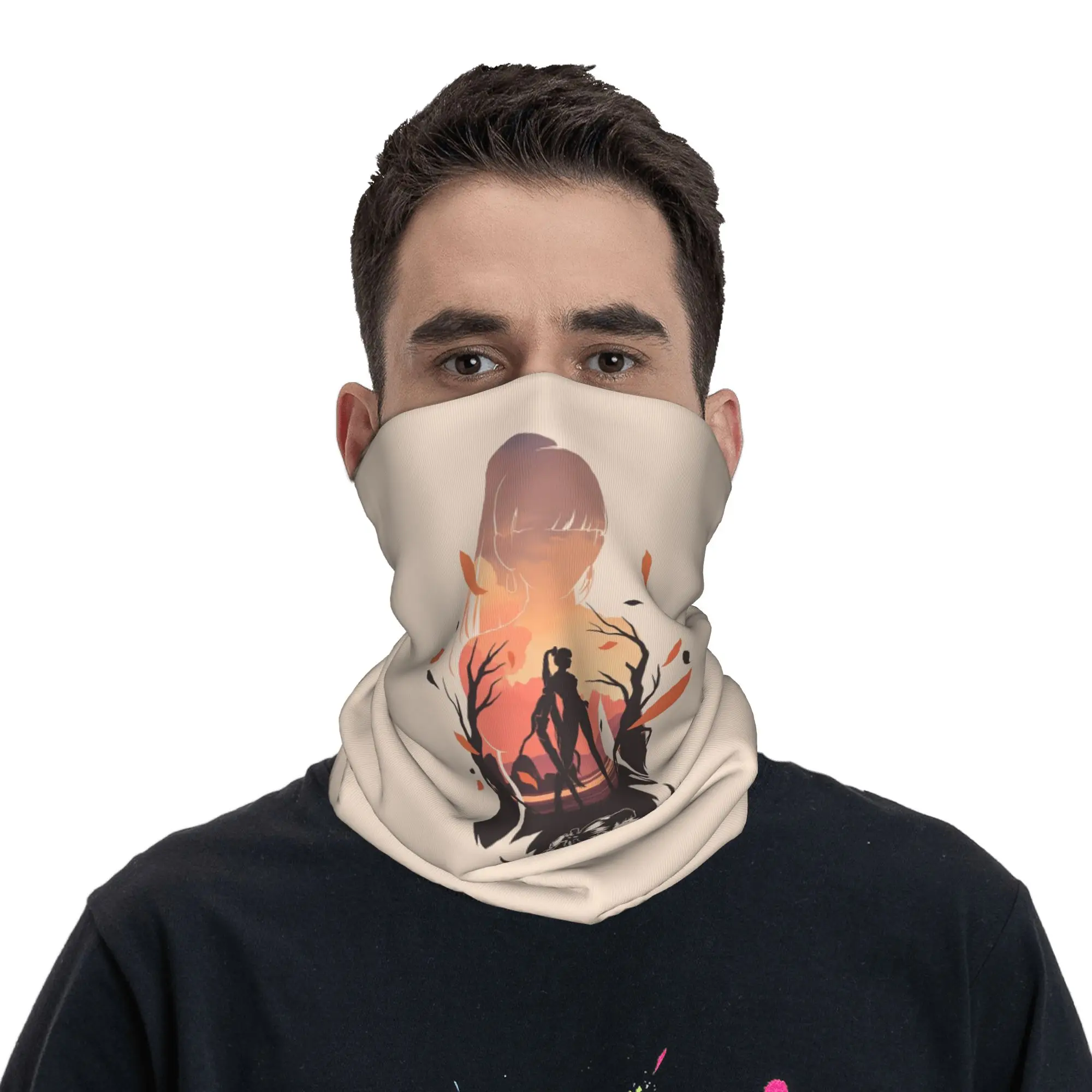 Eve Defense Force Bandana Neck Cover Printed Magic Scarf Multi-use Balaclava Cycling Unisex Adult Breathable