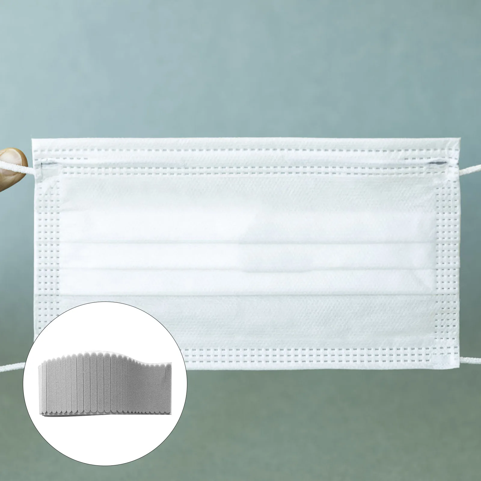 

200Pcs Mask Sponge Strips for Respirators Soft Cushion Nose Pad Comfortable Fit Reusable Protective Facial Accessories Mask