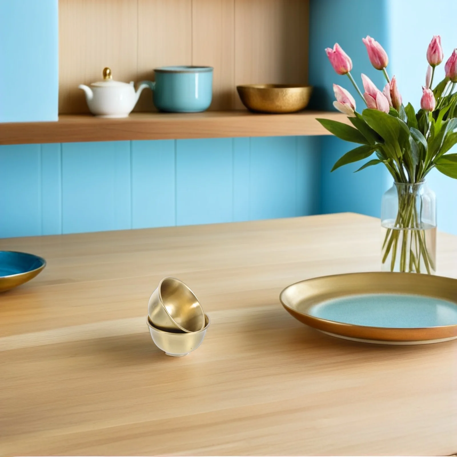 

2pcs Vintage Chinese Cups Retro Kung Fu Bowls Small Traditional Metal Mugs For Tasting Wine Coffee Decorative Brass Carved Cup