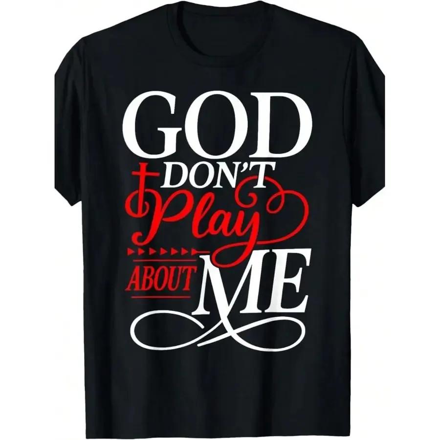 

【New style】1pc 'God Won'T Make Things Difficult for Me' pirational Faith T-Shirt Unisex Fit for Both Women And Men Universal St