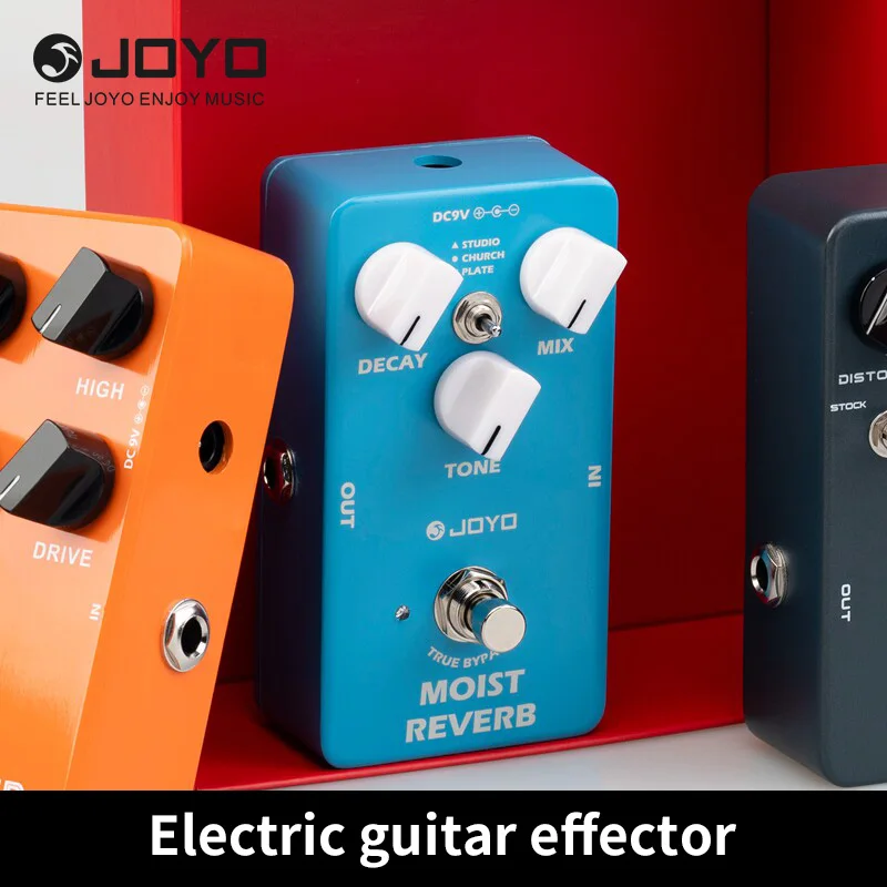 

Гитарная педаль эффектов JOYO JF-20 Moist Reverb с 32-битным высокопроизводительным DSP-чипом, True Bypass, для студийной/церковной/сценической работы