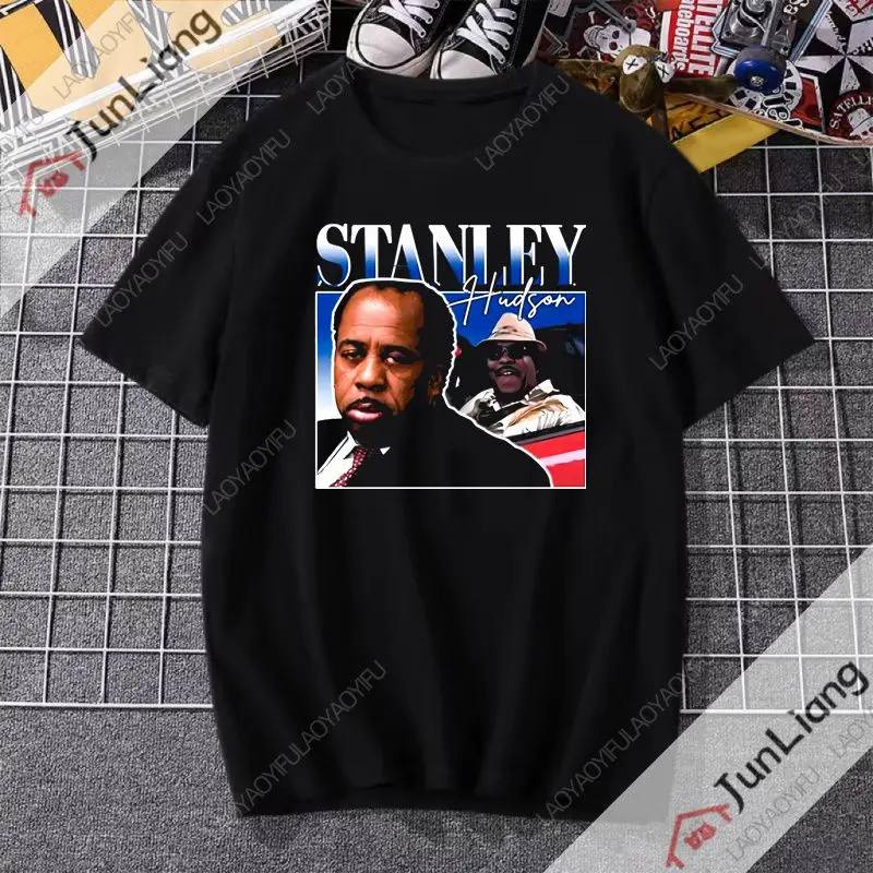 Stanley Hudson T-shirt Oversized Short-sleeved Shirt Unisex T-shirt Fashion Casual Breathable Sportswear