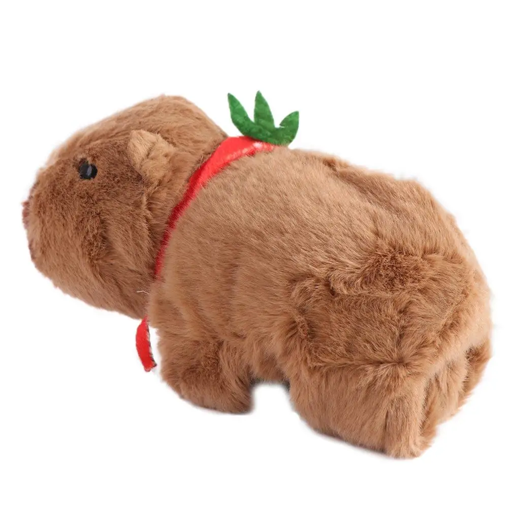 Kuscheltiere Capybara Plüsch Papa Kreis Plüsch Braun Cartoon Spaß Pop Kreise Weich Flauschig Schöner Capybara Handgelenk Kreis Kindergeschenk