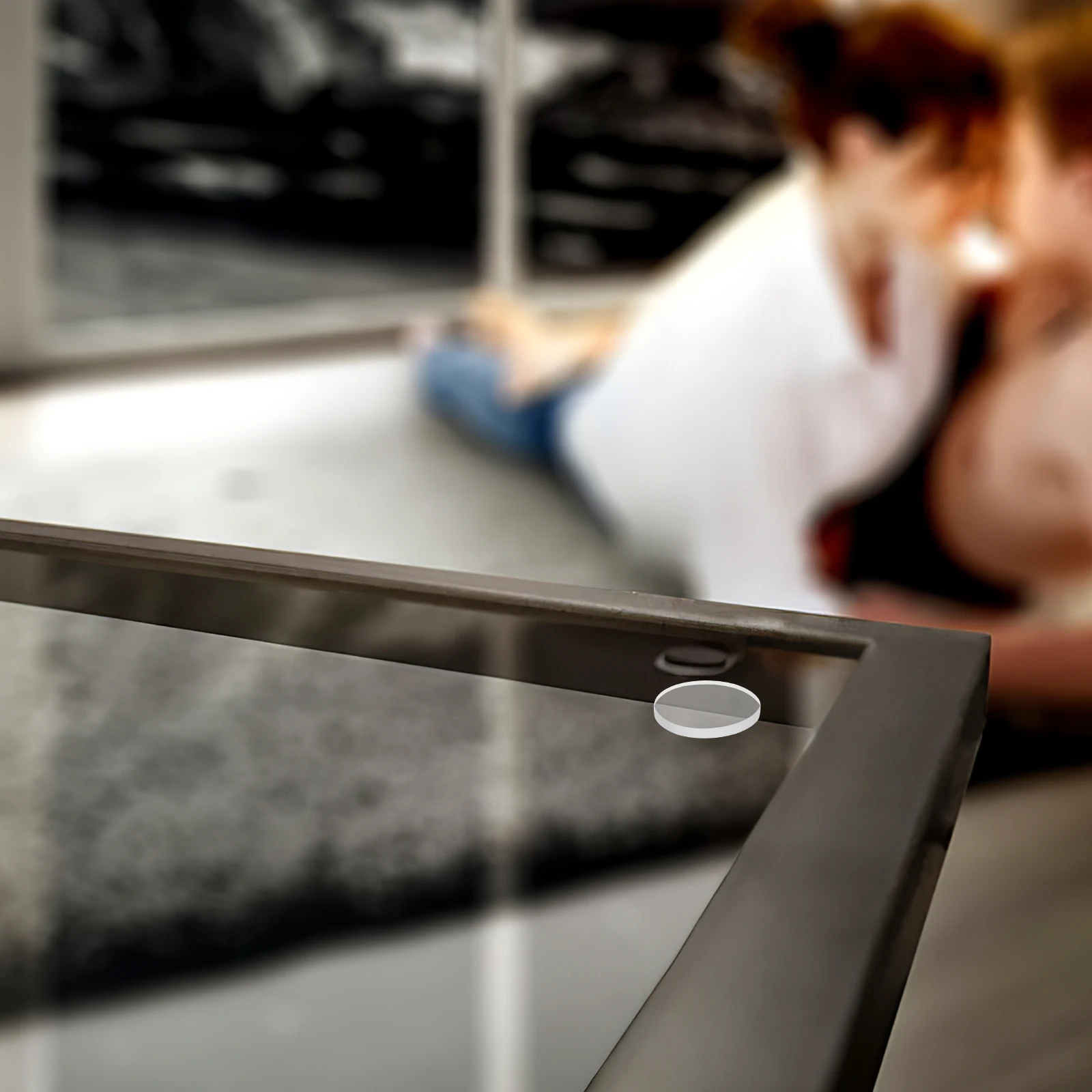 50 قطعة منصات المضادة للانزلاق شفافة مستديرة الأثاث حافظات الأرضية لطاولة القهوة طاولة طعام مكتب الزجاج العلوي مصدات الأثاث #1