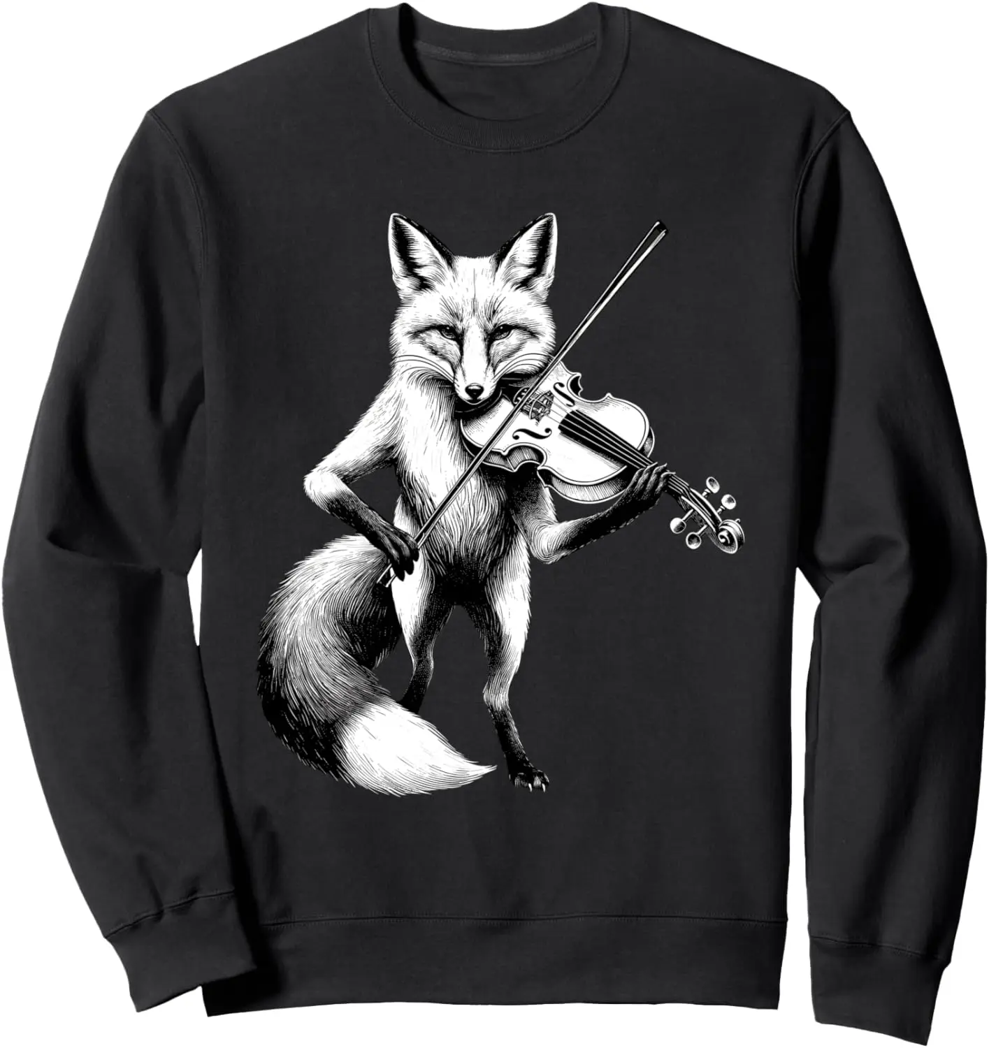 

Fox Playing Violin for Violinist Musical Orchestra Sweatshirt