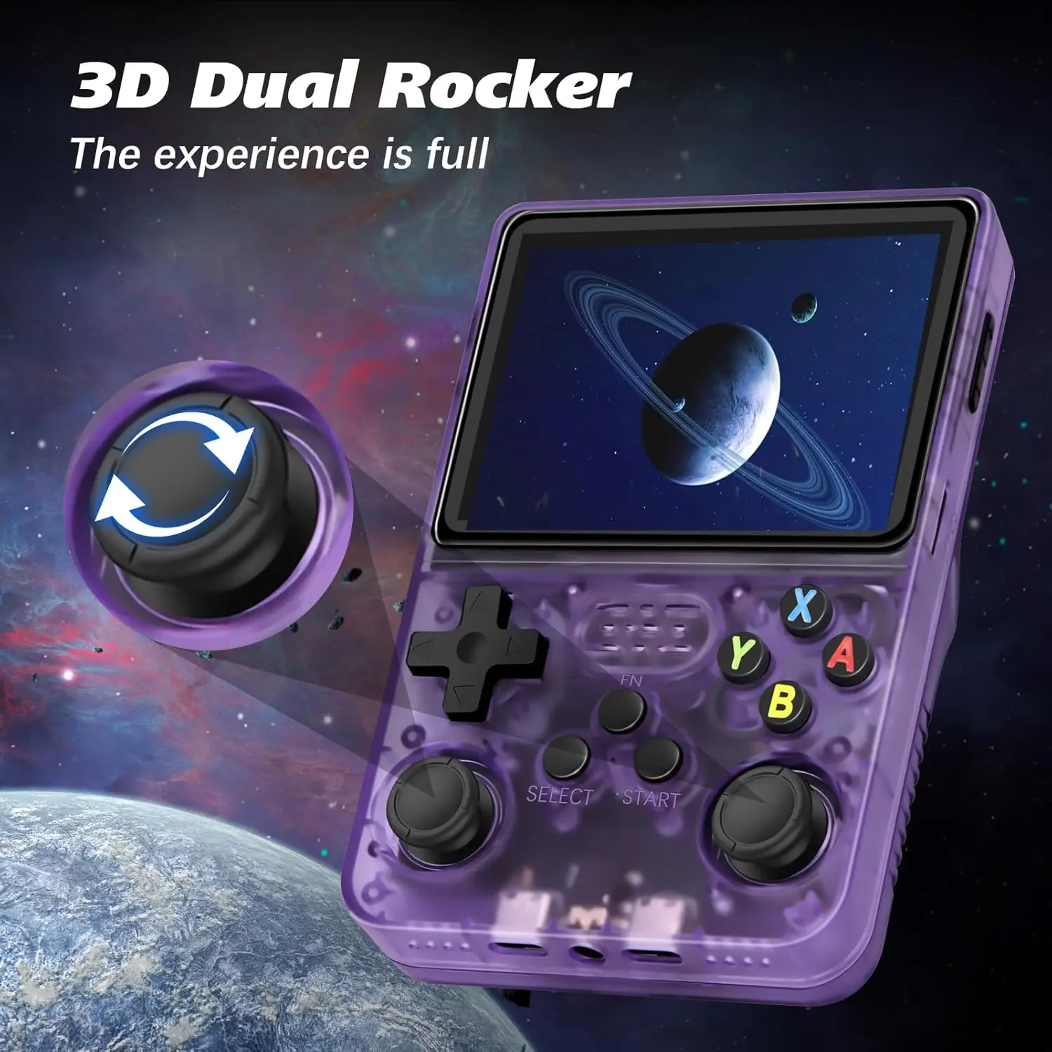Original R36S Retro Handheld Game Console 3.5 Inch IPS Screen R36S 64G 128G Arkos Mini Pocket Video Games