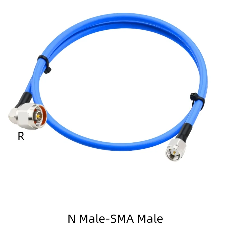 SS402 ultra-flexible high-frequency cable N to SMA male stainless steel connector high-frequency stable phase test SS402 Cable