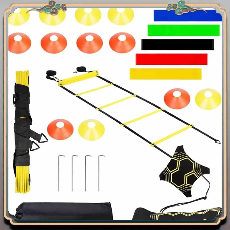 

Durable Football Basketball Agility Training Set Speed Training Equipment Set Forpe Teachers Forteenagers