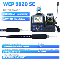 WEP 200W Microscope Soldering Station Compatible Soldering Iron C245 C210 982D SE Precision Welding Tool 110-240V