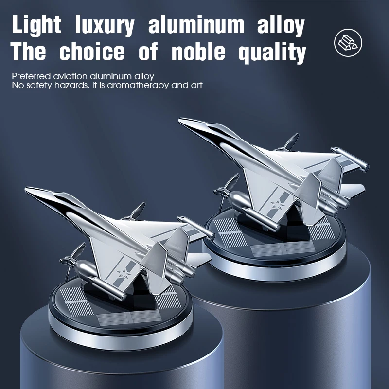 Auto Lufterfrischer Solar Fighter Propeller Aroma Duft Dekoration Auto Innen Zubehör Parfüm Diffusor
